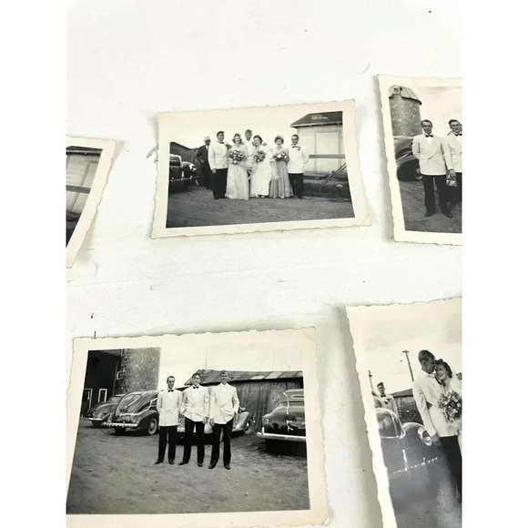 VTG Lot of 7 Wedding Day B&W Family Special Day Photographs Mid 50's - Picture 5 of 8